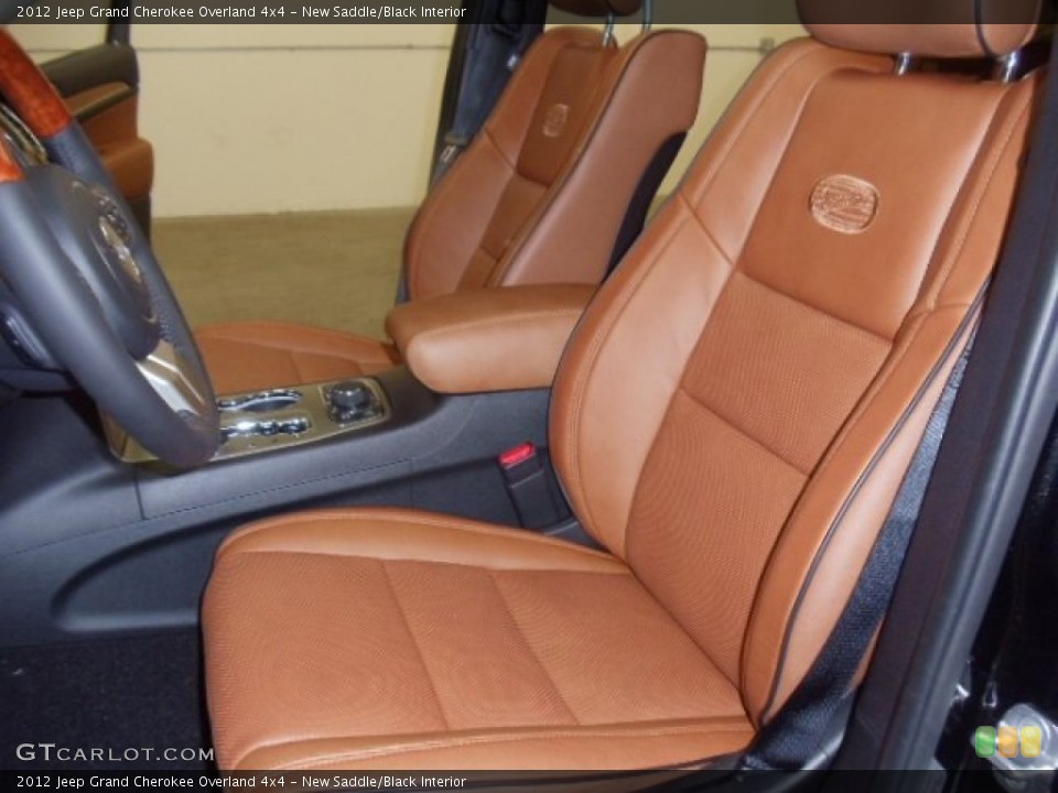 New Saddle/Black Interior Photo for the 2012 Jeep Grand Cherokee Overland 4x4 #58125524