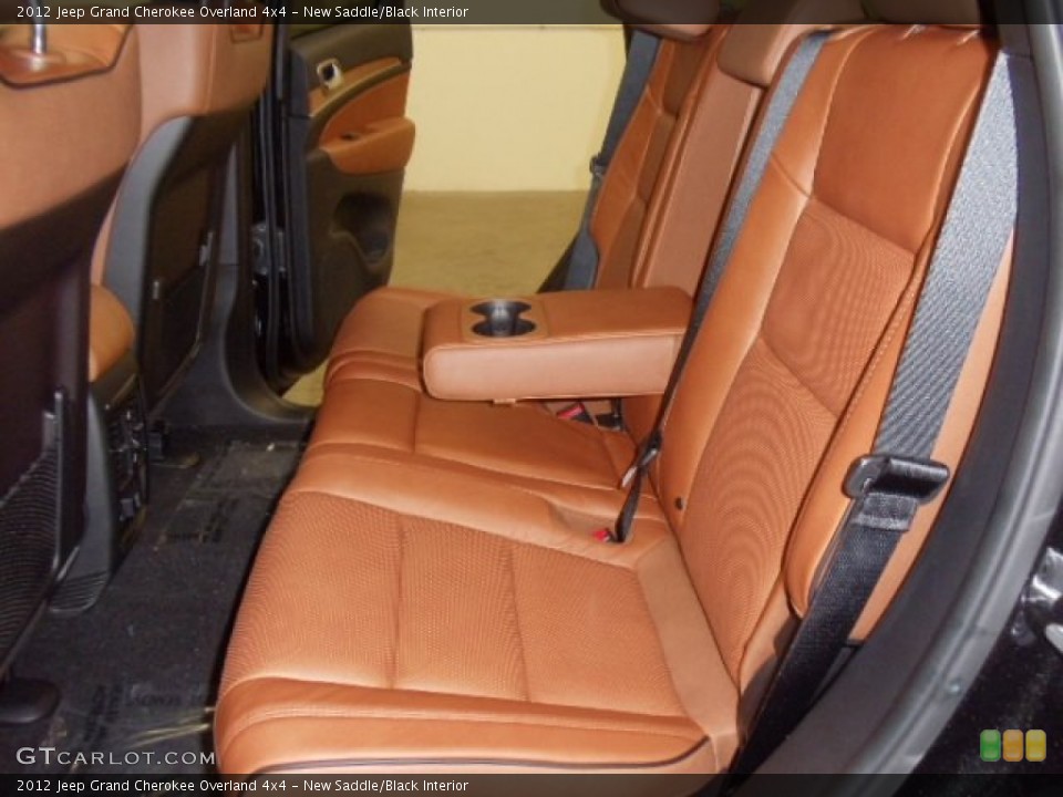 New Saddle/Black Interior Photo for the 2012 Jeep Grand Cherokee Overland 4x4 #58125536