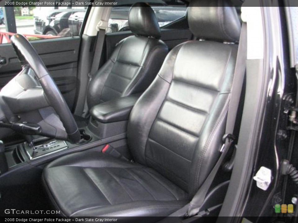 Dark Slate Gray Interior Photo for the 2008 Dodge Charger Police Package #58129055