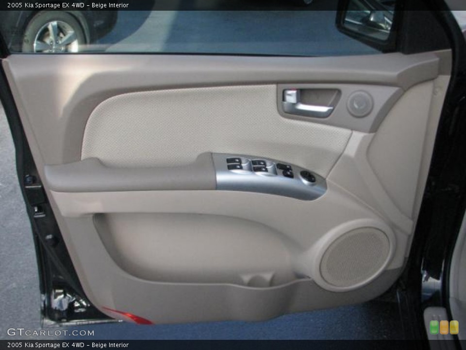 Beige Interior Door Panel for the 2005 Kia Sportage EX 4WD #58130270