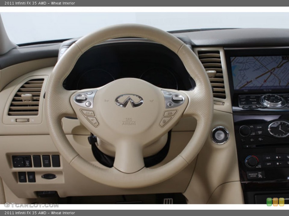 Wheat Interior Steering Wheel for the 2011 Infiniti FX 35 AWD #58134110