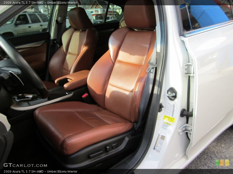 Umber/Ebony Interior Photo for the 2009 Acura TL 3.7 SH-AWD #58140056