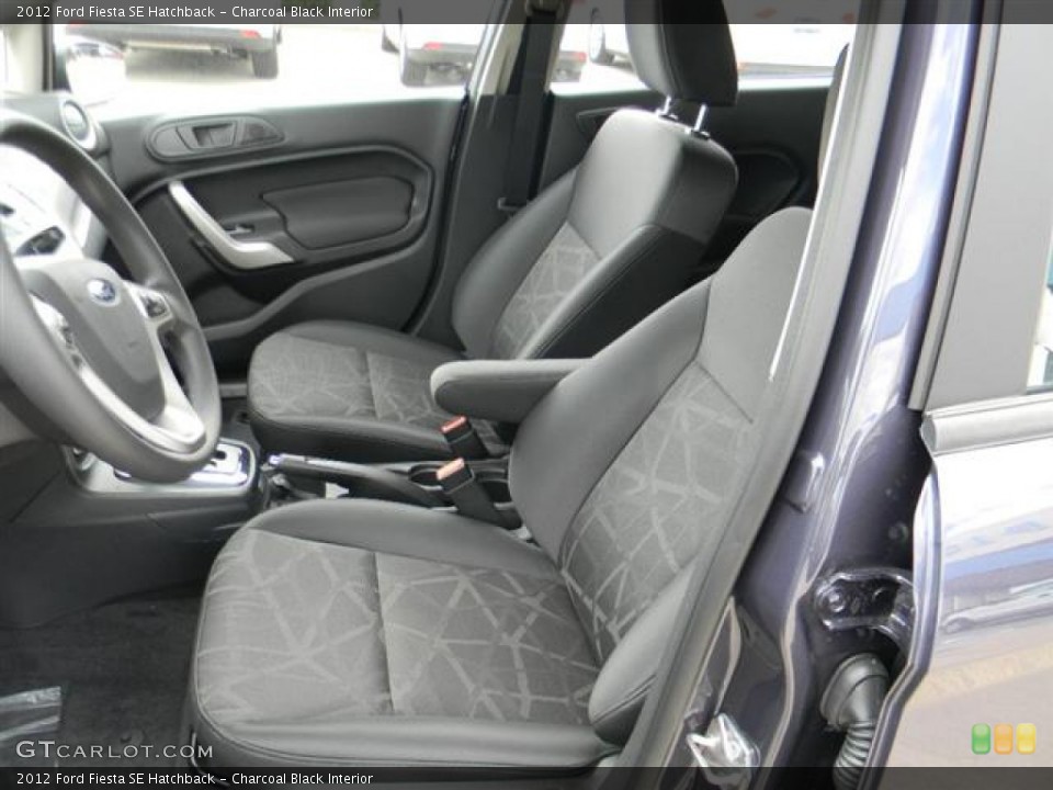 Charcoal Black Interior Photo for the 2012 Ford Fiesta SE Hatchback #58143059