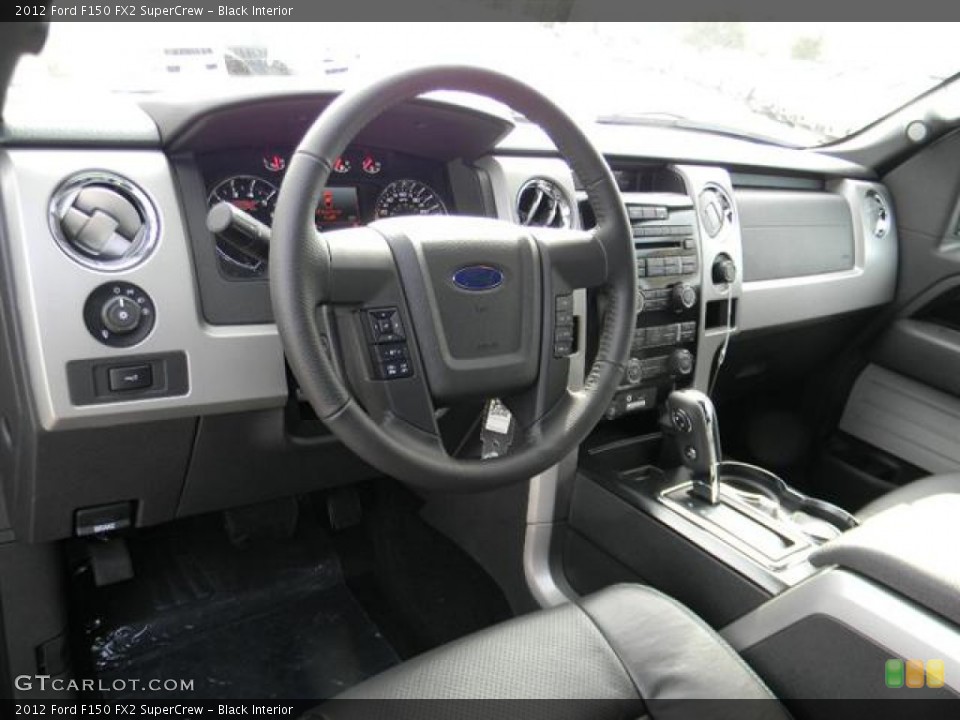 Black Interior Dashboard for the 2012 Ford F150 FX2 SuperCrew #58146029