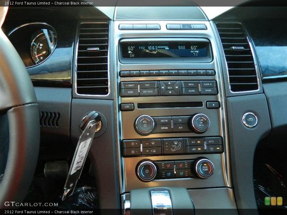Charcoal Black Interior Controls for the 2012 Ford Taurus Limited #58148964