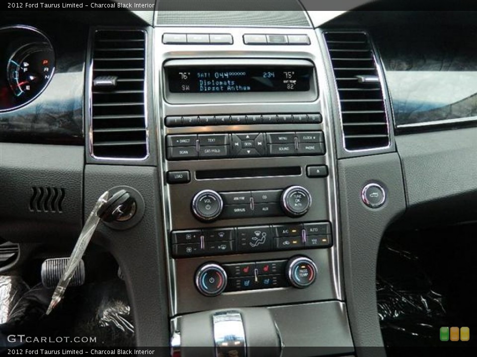 Charcoal Black Interior Controls for the 2012 Ford Taurus Limited #58149095