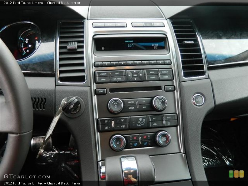 Charcoal Black Interior Controls for the 2012 Ford Taurus Limited #58149221
