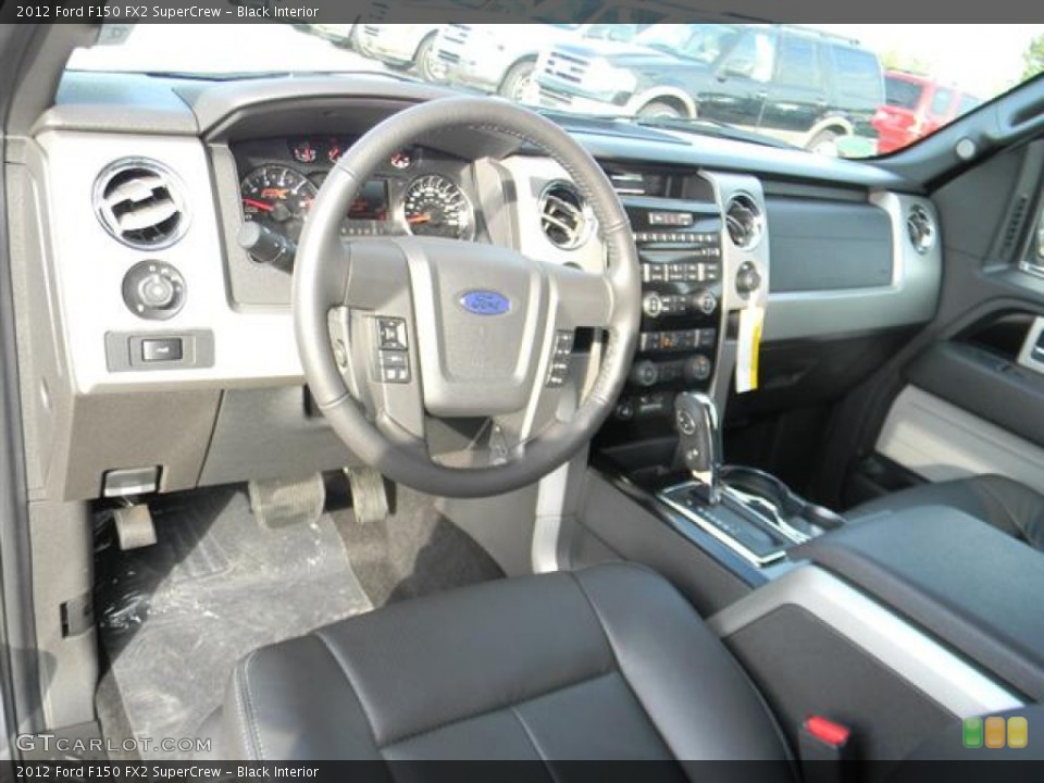Black Interior Dashboard for the 2012 Ford F150 FX2 SuperCrew #58149956