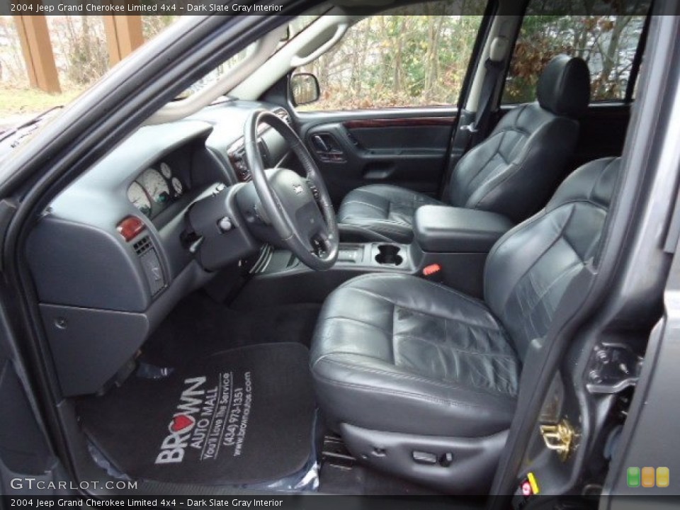 Dark Slate Gray Interior Photo for the 2004 Jeep Grand Cherokee Limited 4x4 #58149962