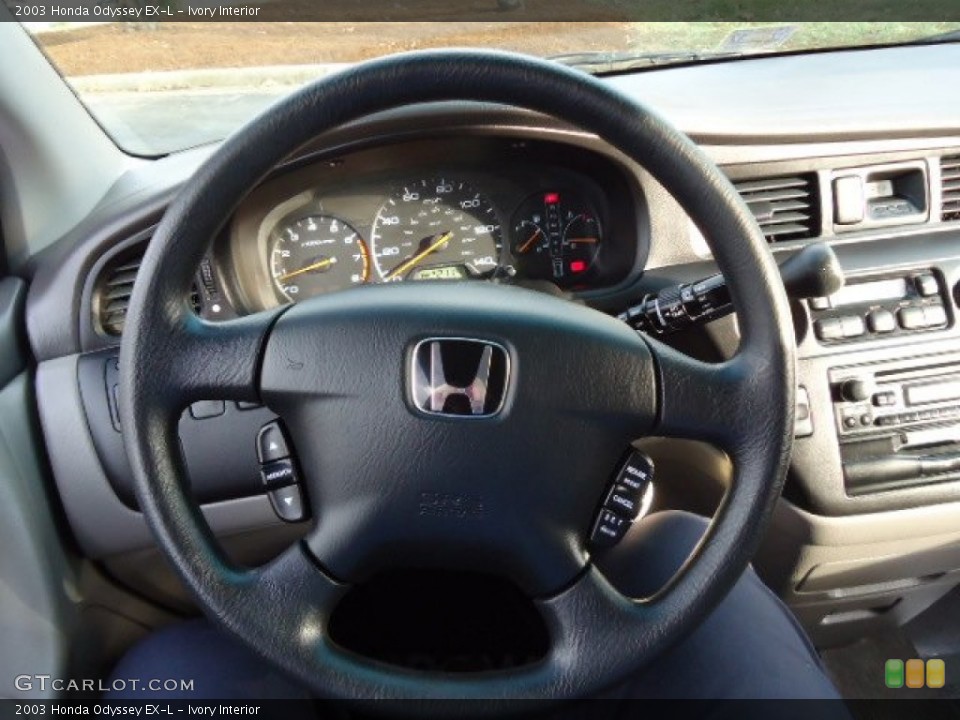 Ivory Interior Steering Wheel for the 2003 Honda Odyssey EX-L #58150310