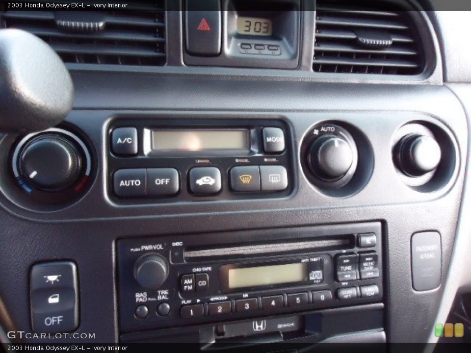 Ivory Interior Controls for the 2003 Honda Odyssey EX-L #58150346