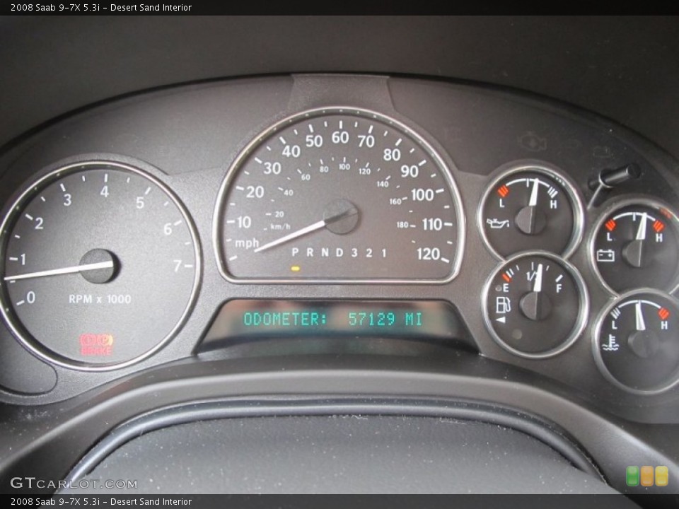 Desert Sand Interior Gauges for the 2008 Saab 9-7X 5.3i #58150927