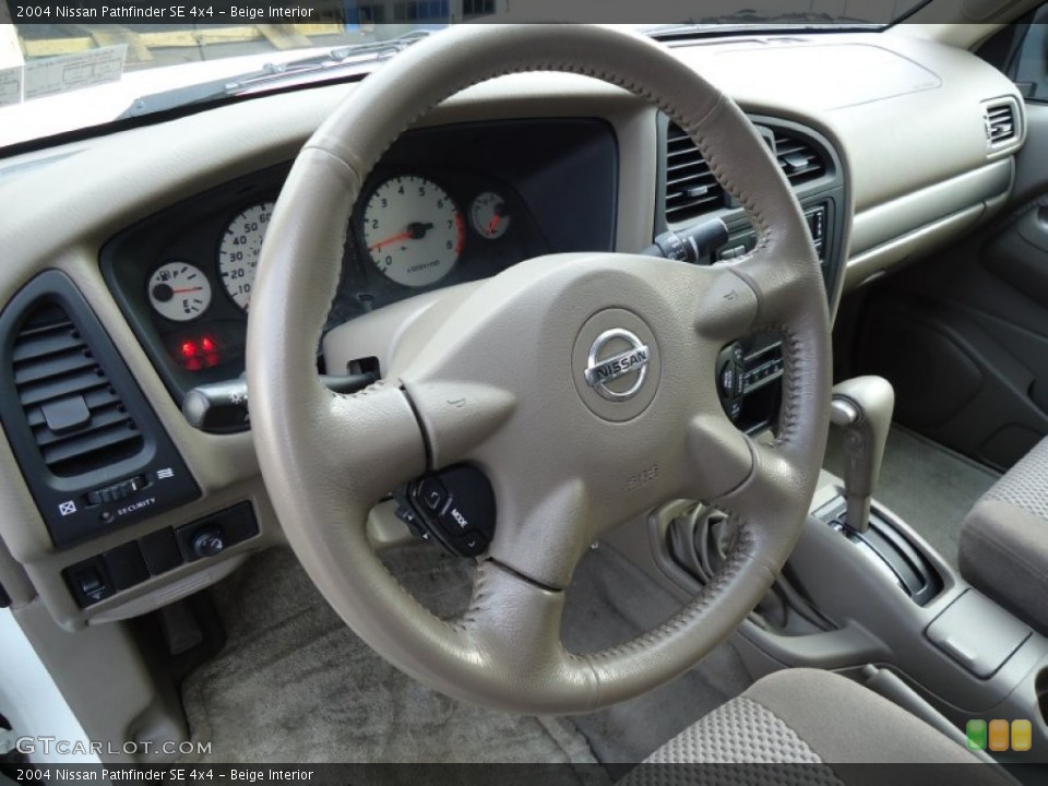 Beige Interior Steering Wheel for the 2004 Nissan Pathfinder SE 4x4 #58153349