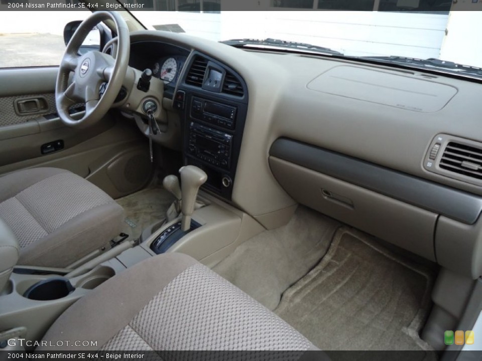 Beige Interior Dashboard for the 2004 Nissan Pathfinder SE 4x4 #58153362