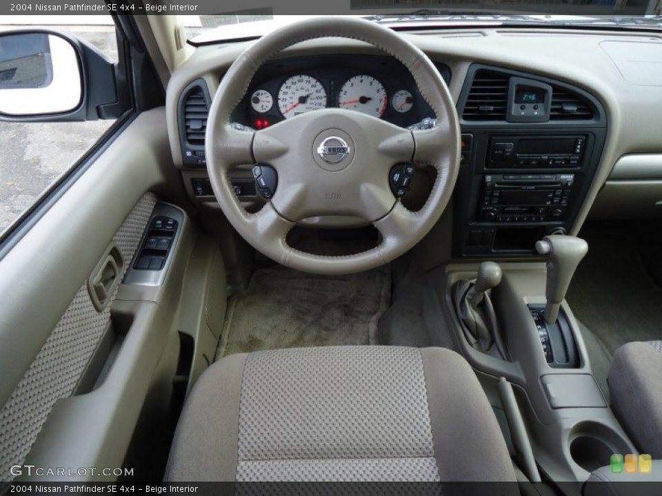 Beige Interior Dashboard for the 2004 Nissan Pathfinder SE 4x4 #58153430