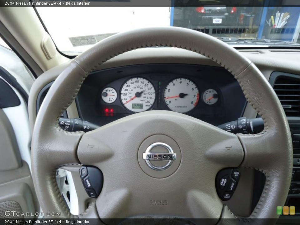 Beige Interior Steering Wheel for the 2004 Nissan Pathfinder SE 4x4 #58153475