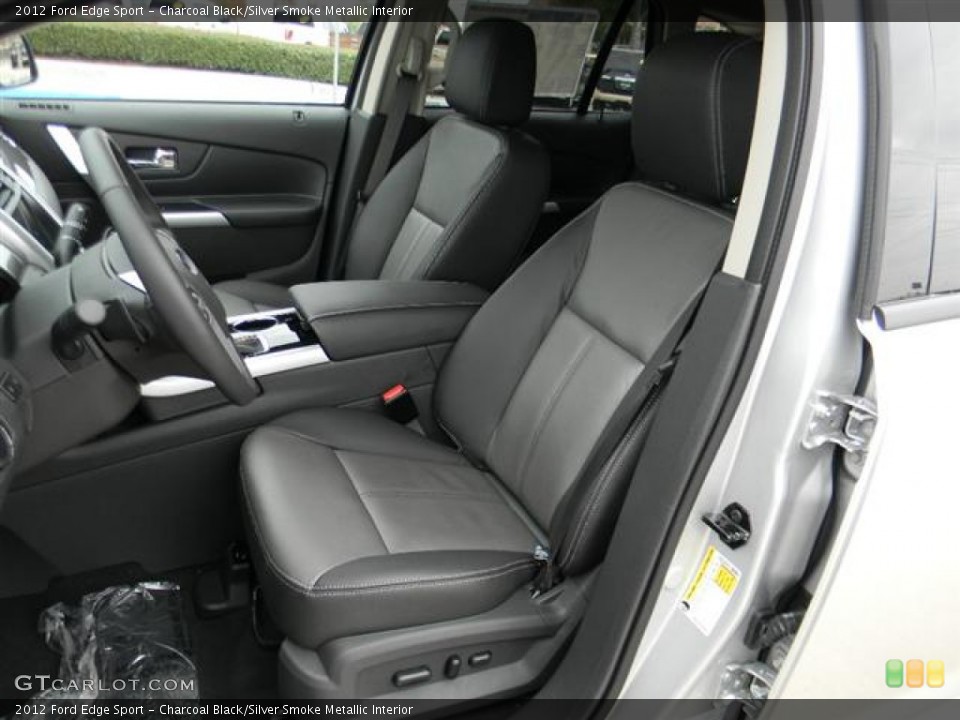 Charcoal Black/Silver Smoke Metallic Interior Photo for the 2012 Ford Edge Sport #58155017
