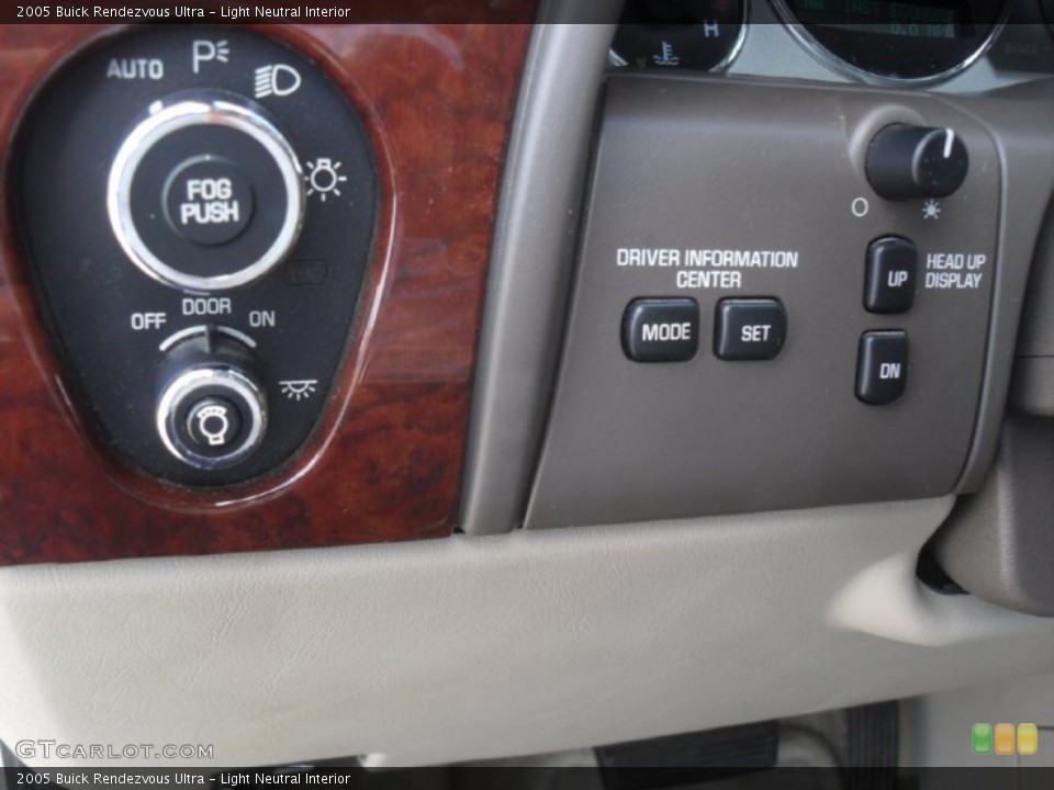 Light Neutral Interior Controls for the 2005 Buick Rendezvous Ultra #58155467