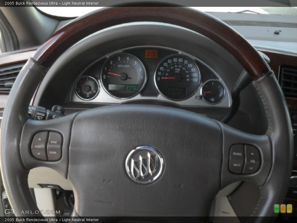 Light Neutral Interior Steering Wheel for the 2005 Buick Rendezvous Ultra #58155497