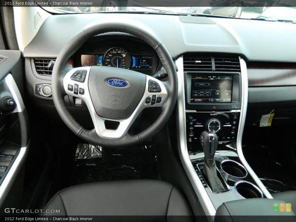 Charcoal Black Interior Dashboard for the 2012 Ford Edge Limited #58156109