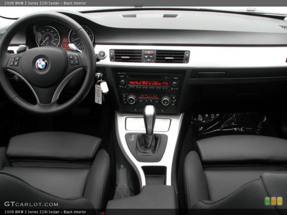 Black Interior Dashboard for the 2008 BMW 3 Series 328i Sedan #58156540