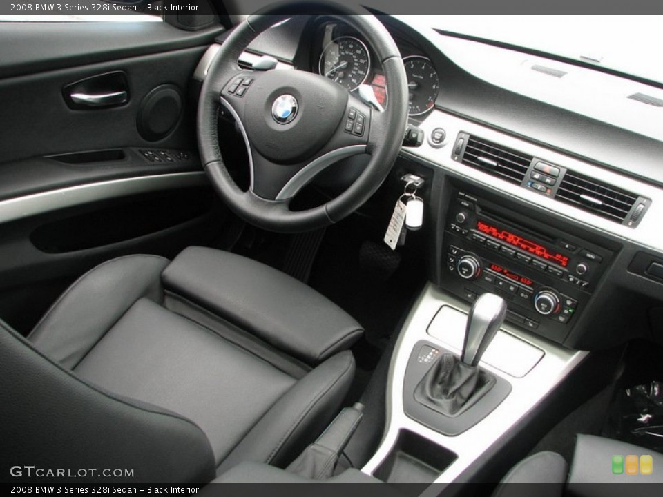 Black Interior Dashboard for the 2008 BMW 3 Series 328i Sedan #58156547