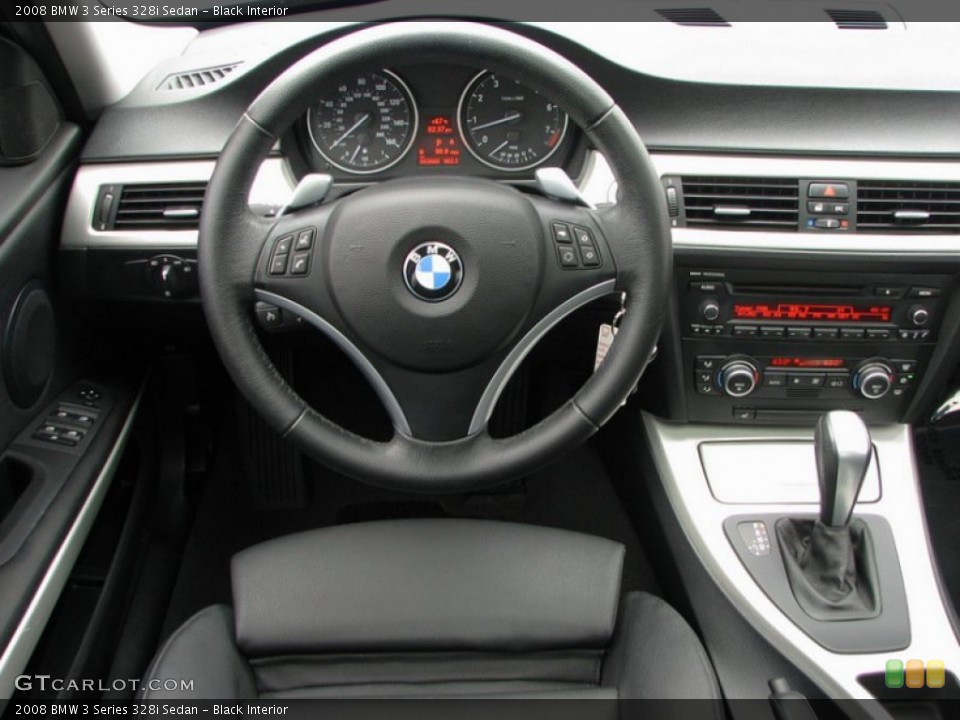 Black Interior Dashboard for the 2008 BMW 3 Series 328i Sedan #58156582