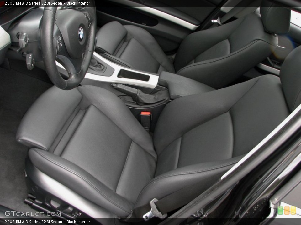 Black Interior Photo for the 2008 BMW 3 Series 328i Sedan #58156688