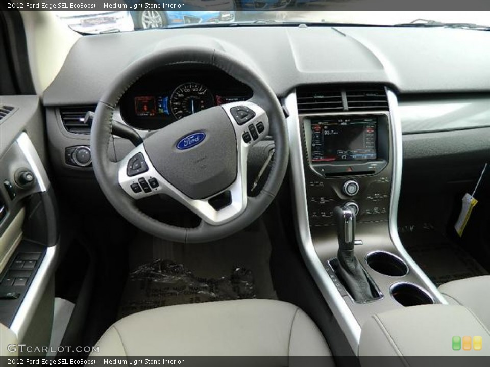 Medium Light Stone Interior Dashboard for the 2012 Ford Edge SEL EcoBoost #58156733