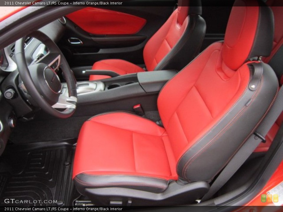 Inferno Orange/Black Interior Photo for the 2011 Chevrolet Camaro LT/RS Coupe #58158272