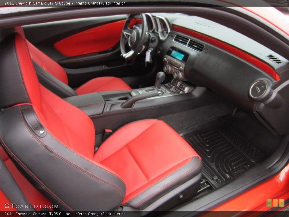 Inferno Orange/Black Interior Photo for the 2011 Chevrolet Camaro LT/RS Coupe #58158296