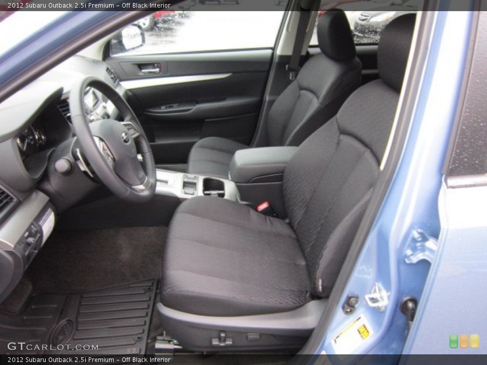 Off Black Interior Photo for the 2012 Subaru Outback 2.5i Premium #58159583