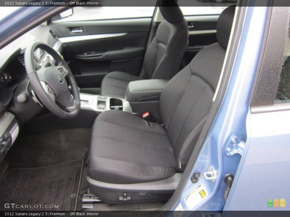 Off Black Interior Photo for the 2012 Subaru Legacy 2.5i Premium #58160432