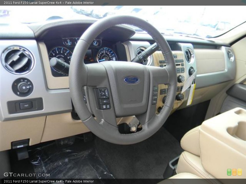 Pale Adobe Interior Dashboard for the 2011 Ford F150 Lariat SuperCrew 4x4 #58164149