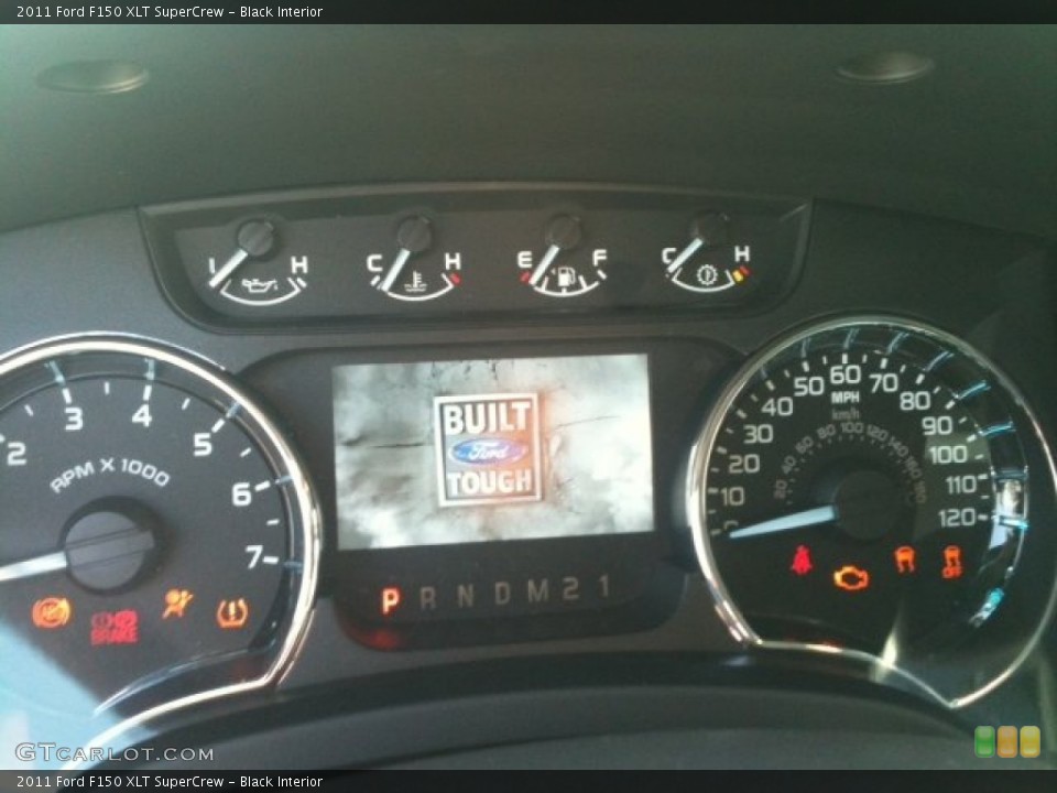 Black Interior Gauges for the 2011 Ford F150 XLT SuperCrew #58165772