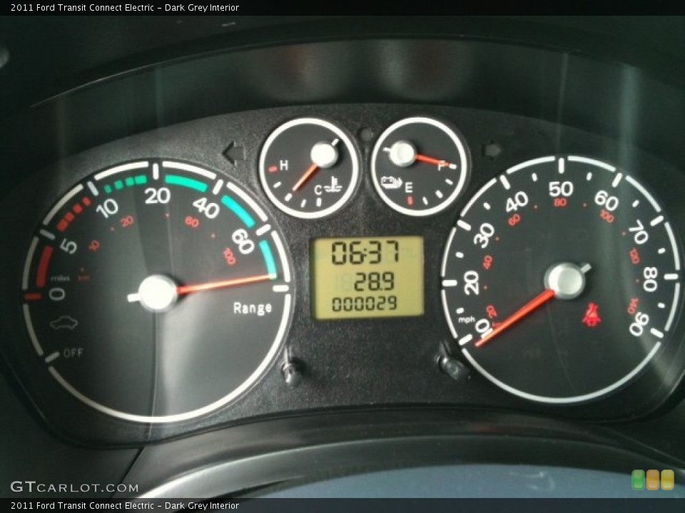 Dark Grey Interior Gauges for the 2011 Ford Transit Connect Electric #58167764