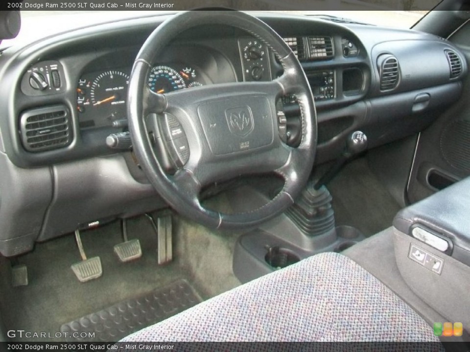 Mist Gray Interior Dashboard for the 2002 Dodge Ram 2500 SLT Quad Cab #58171515