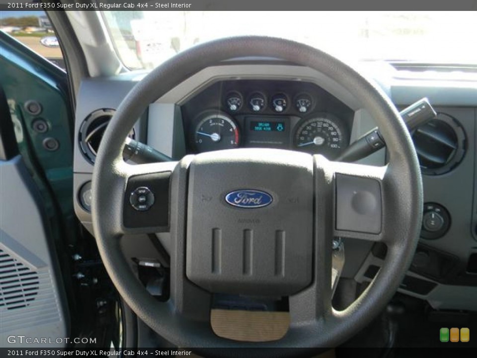 Steel Interior Steering Wheel for the 2011 Ford F350 Super Duty XL Regular Cab 4x4 #58171839