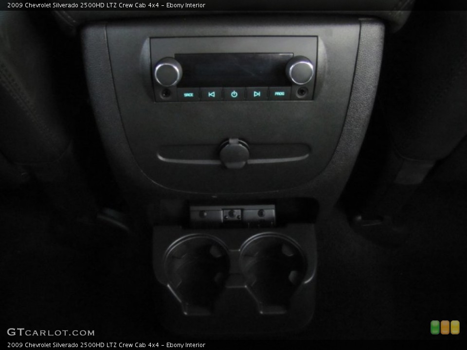 Ebony Interior Controls for the 2009 Chevrolet Silverado 2500HD LTZ Crew Cab 4x4 #58173270