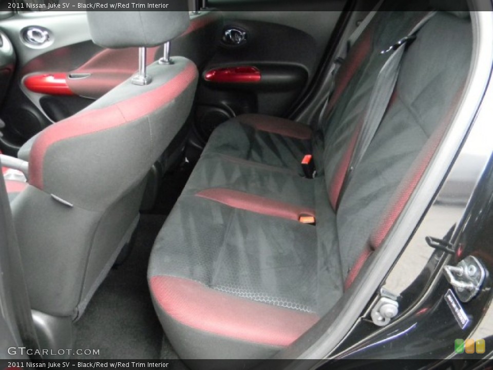 Black/Red w/Red Trim Interior Photo for the 2011 Nissan Juke SV #58175981