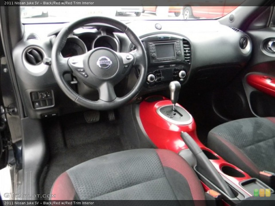 Black/Red w/Red Trim Interior Dashboard for the 2011 Nissan Juke SV #58175990
