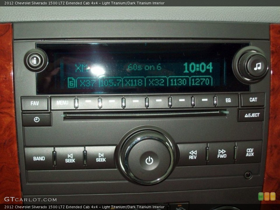 Light Titanium/Dark Titanium Interior Audio System for the 2012 Chevrolet Silverado 1500 LTZ Extended Cab 4x4 #58176032