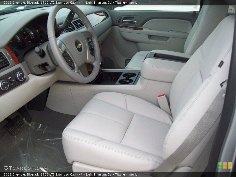 Light Titanium/Dark Titanium Interior Photo for the 2012 Chevrolet Silverado 1500 LTZ Extended Cab 4x4 #58176122