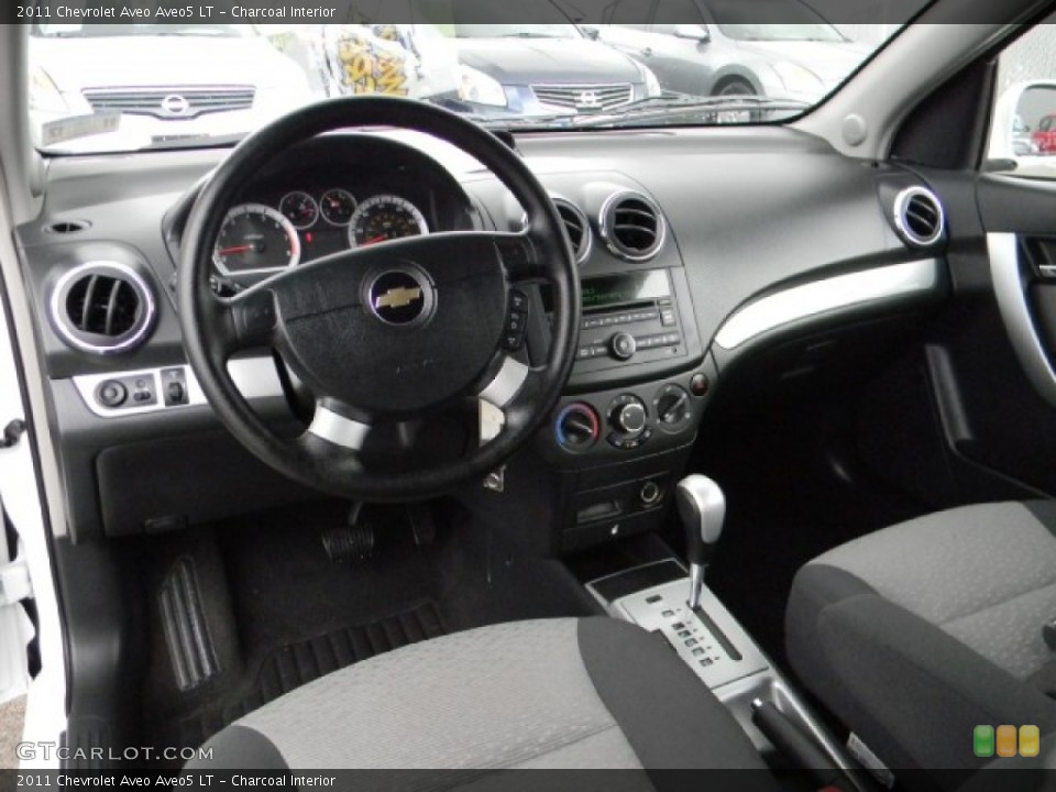 Charcoal Interior Dashboard for the 2011 Chevrolet Aveo Aveo5 LT #58176458