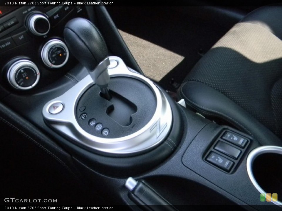 Black Leather Interior Transmission for the 2010 Nissan 370Z Sport Touring Coupe #58176881