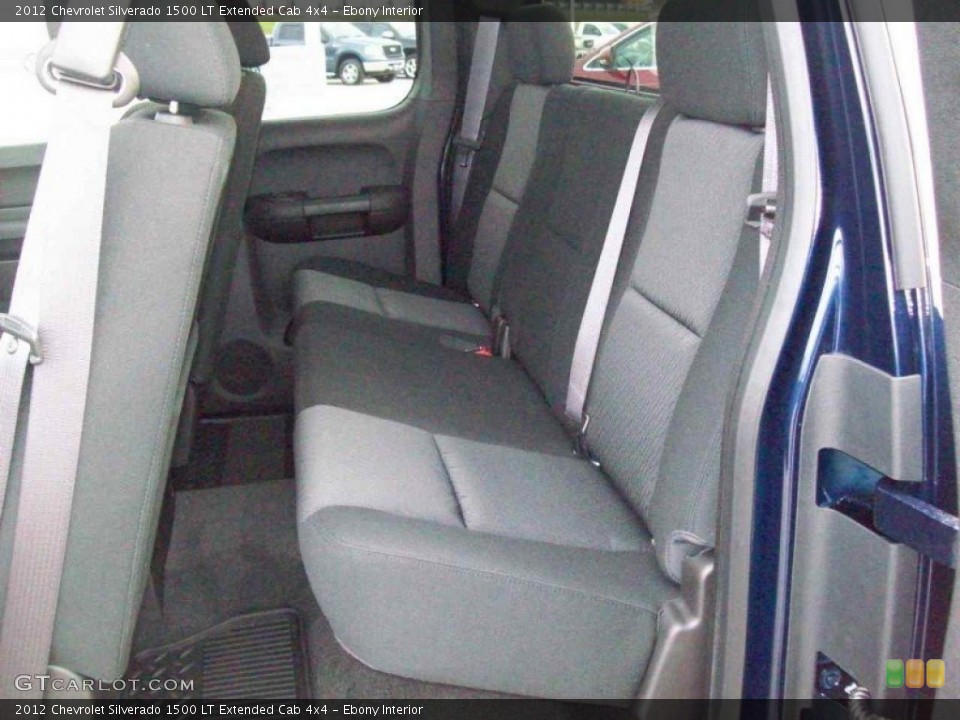 Ebony Interior Photo for the 2012 Chevrolet Silverado 1500 LT Extended Cab 4x4 #58176956