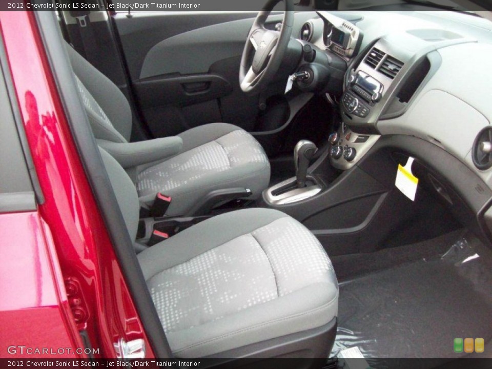 Jet Black/Dark Titanium Interior Photo for the 2012 Chevrolet Sonic LS Sedan #58177127