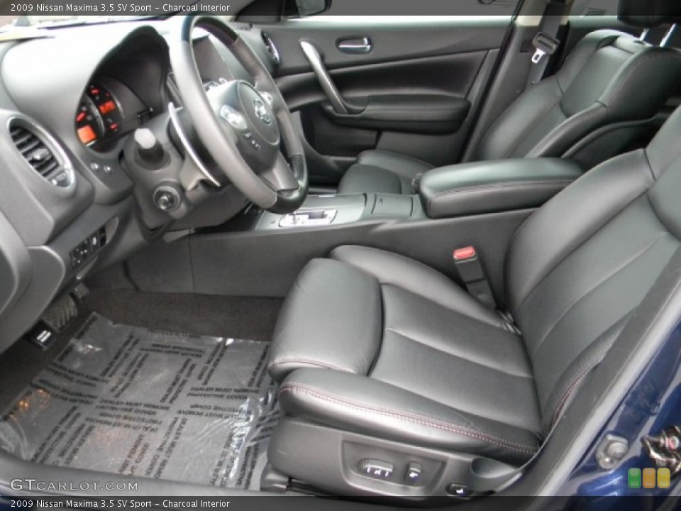Charcoal Interior Photo for the 2009 Nissan Maxima 3.5 SV Sport #58178819