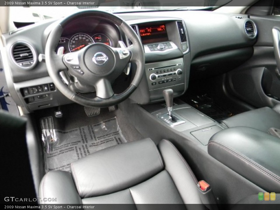 Charcoal Interior Dashboard for the 2009 Nissan Maxima 3.5 SV Sport #58178838