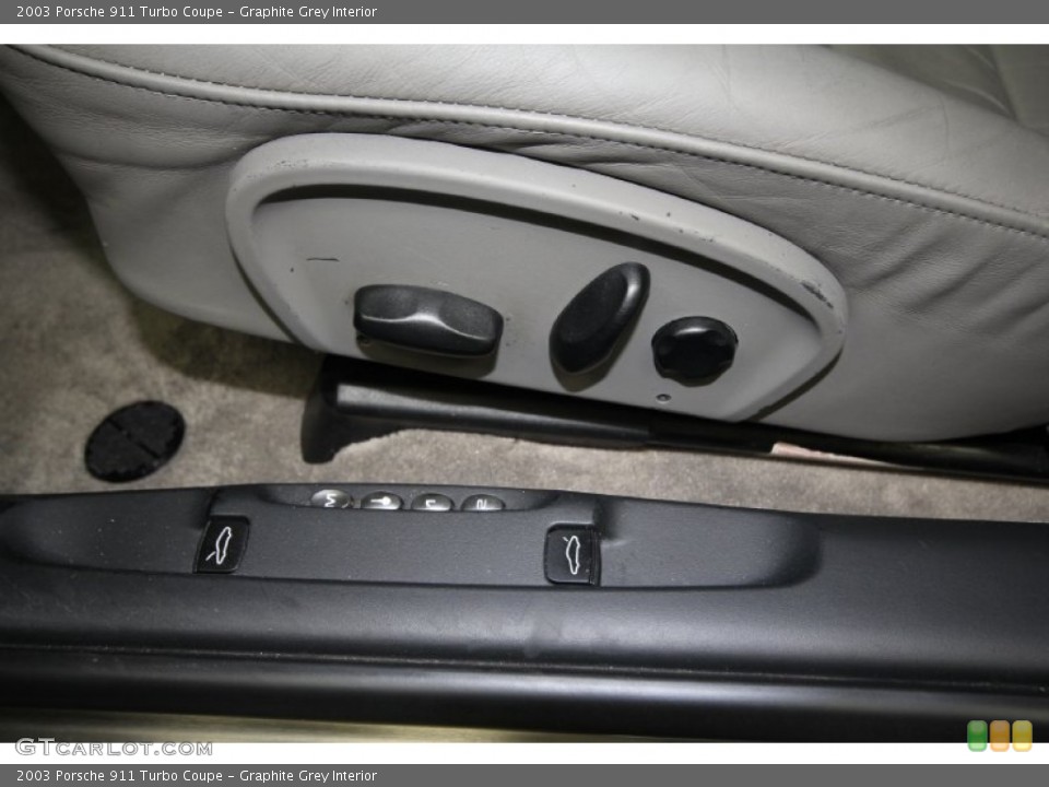 Graphite Grey Interior Controls for the 2003 Porsche 911 Turbo Coupe #58179944